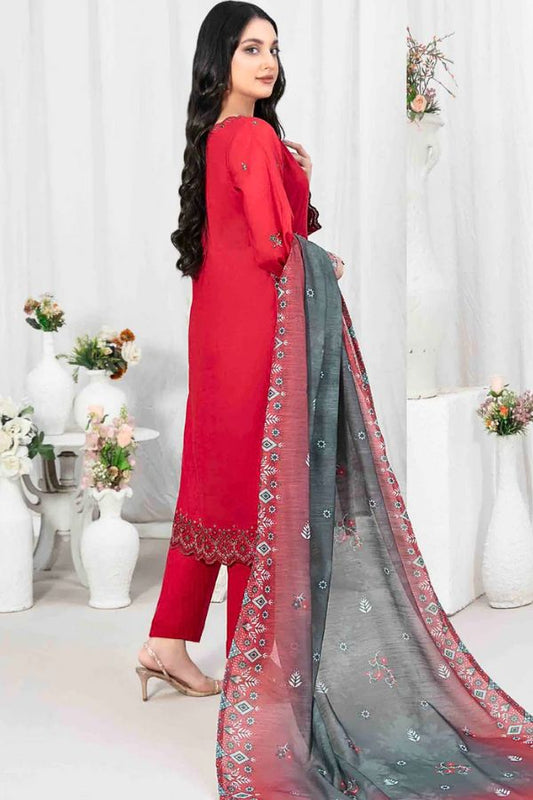 D-2828 Tawakkal Embroidrred lawn