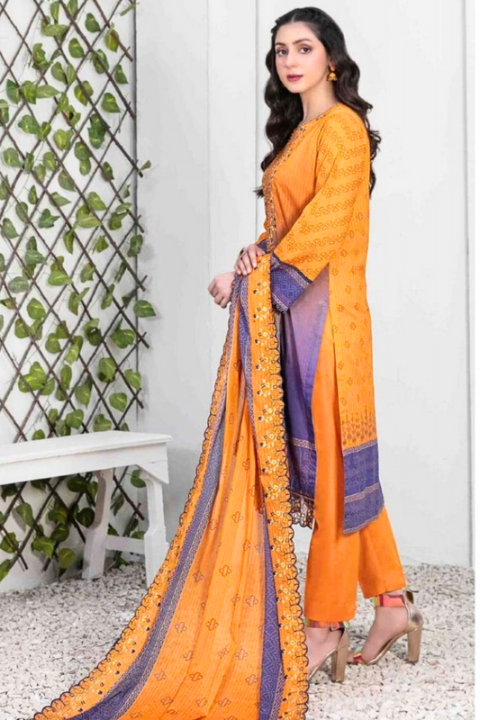 Back Design of Tawakkal Lawn Suit