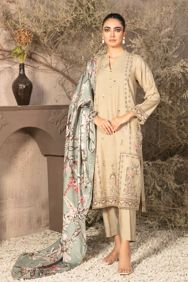 D-4065 -  Saran Ready To Wear Tawakkal Fabrics