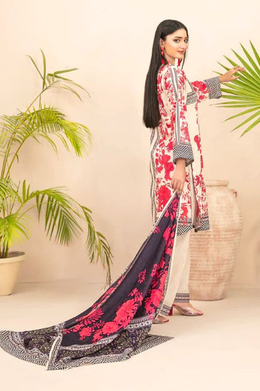 D-2200 - Hamna - Stitched  Farshi Shalwar  By Tawakkal Fabrics