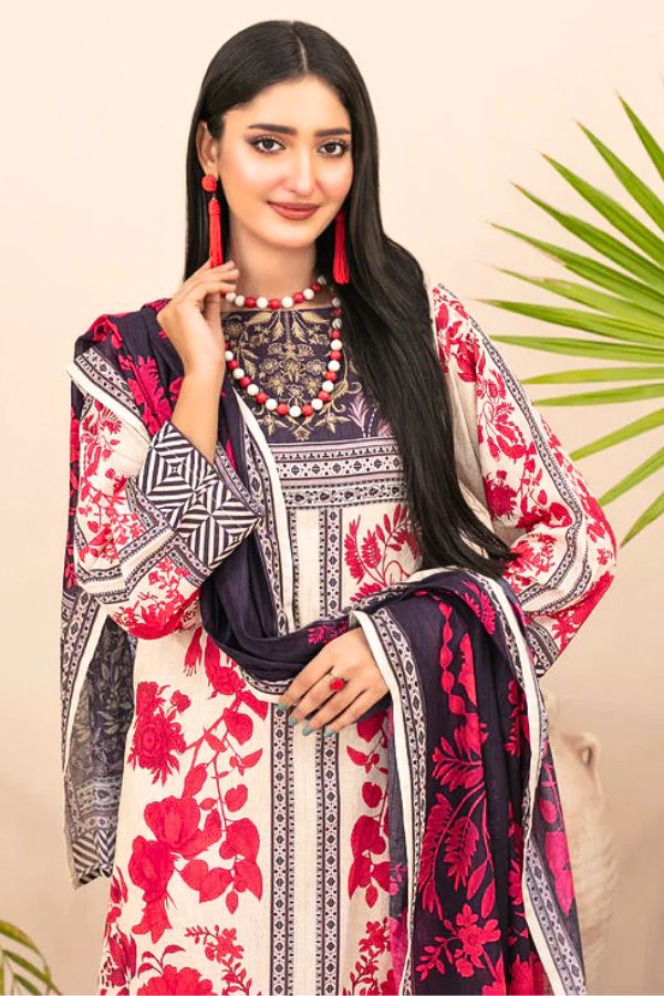 D-2200 - Hamna - Stitched  Farshi Shalwar  By Tawakkal Fabrics